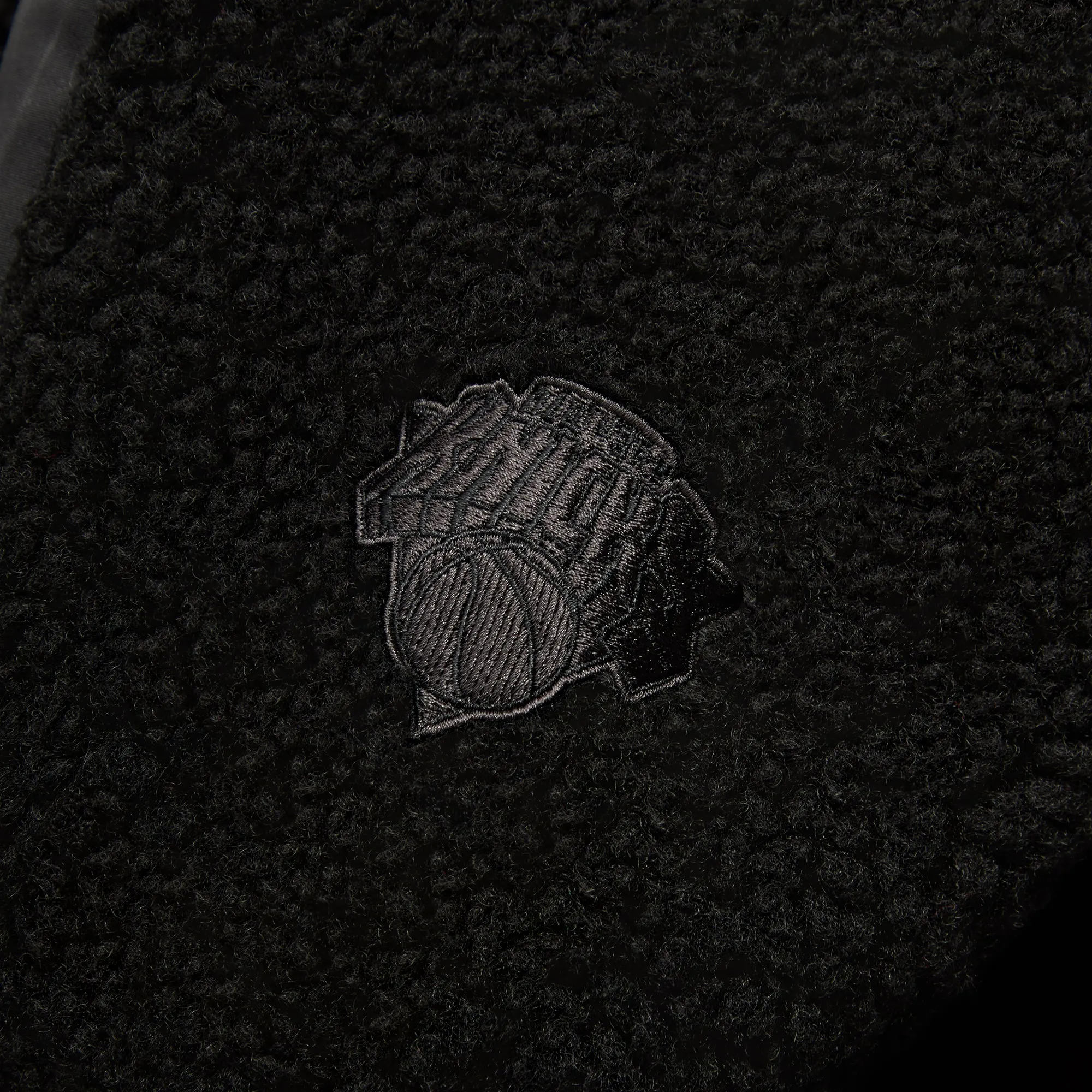 Kith for the New York Knicks New York Vintage Nelson Quarter Zip - Black sold by Kith product image thumbnail 5