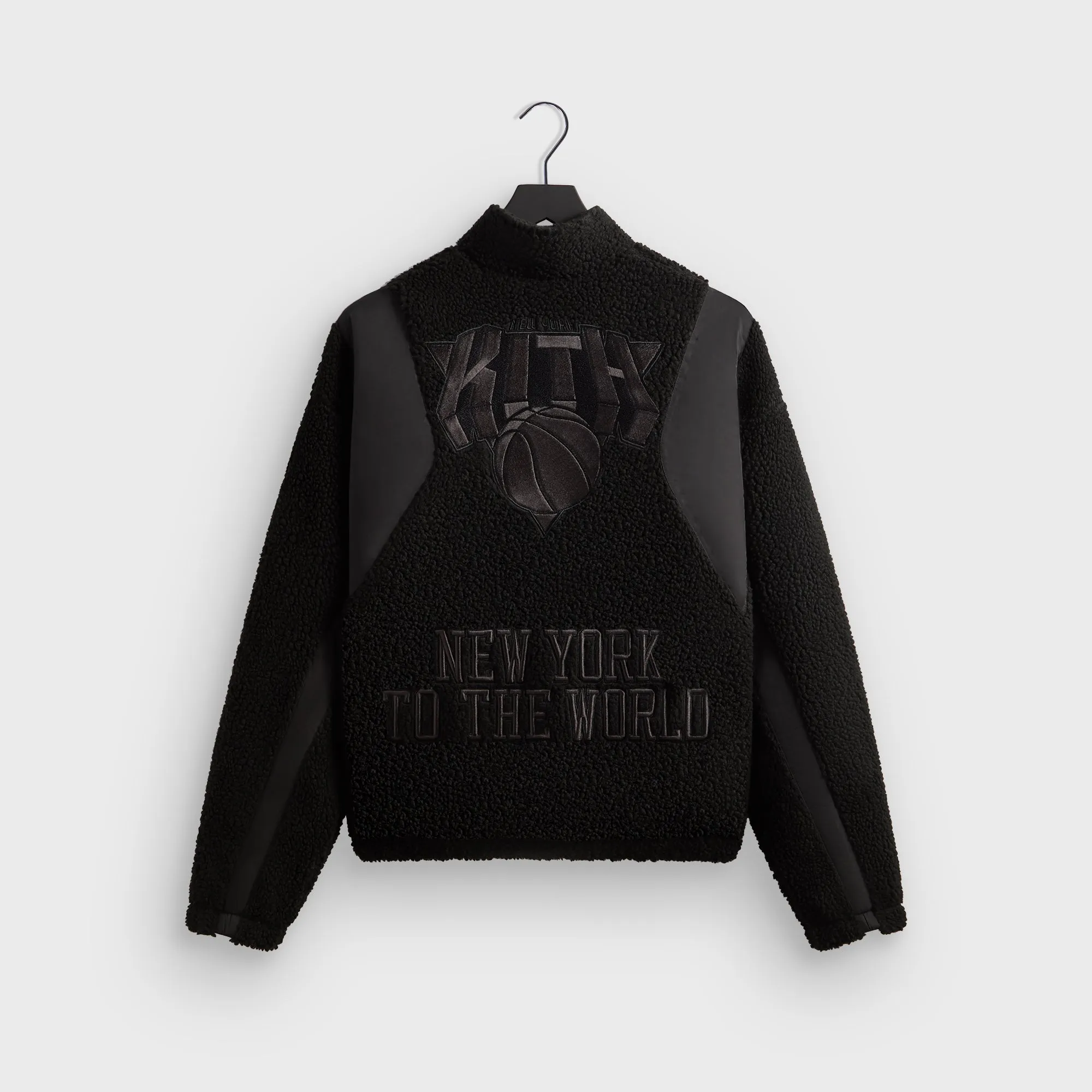 Kith for the New York Knicks New York Vintage Nelson Quarter Zip - Black sold by Kith product image thumbnail 2