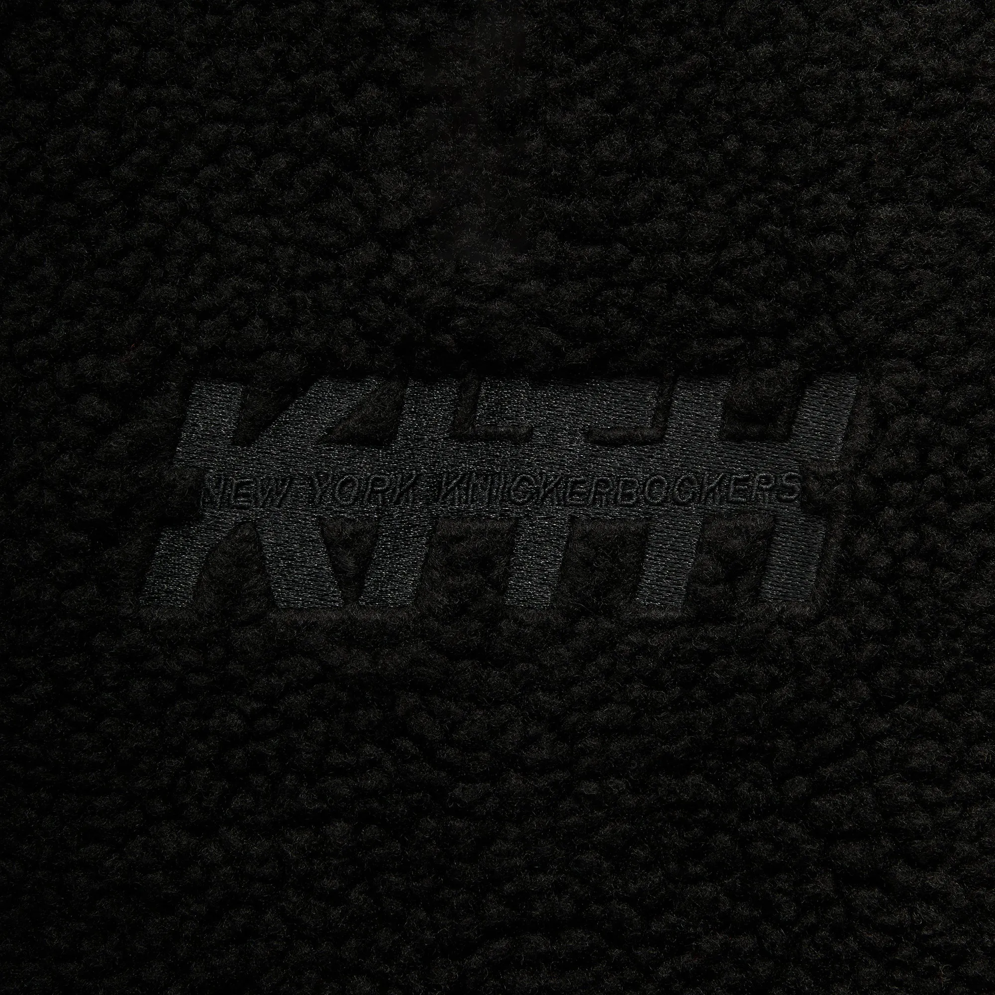 Kith for the New York Knicks New York Vintage Nelson Quarter Zip - Black sold by Kith product image thumbnail 3