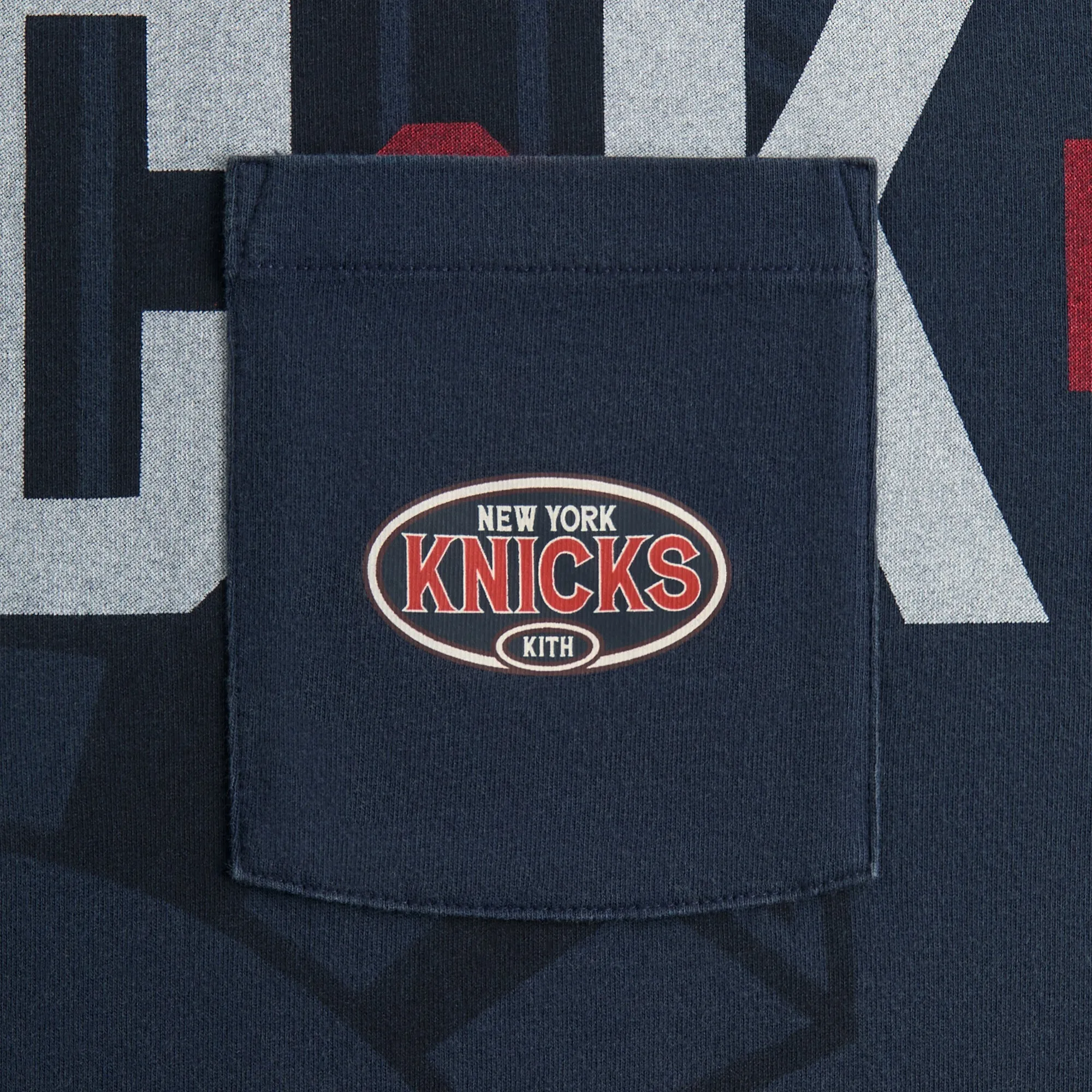 Kith for the New York Knicks Pocket Vintage Jones Tee - Nocturnal sold by Kith product image thumbnail 4
