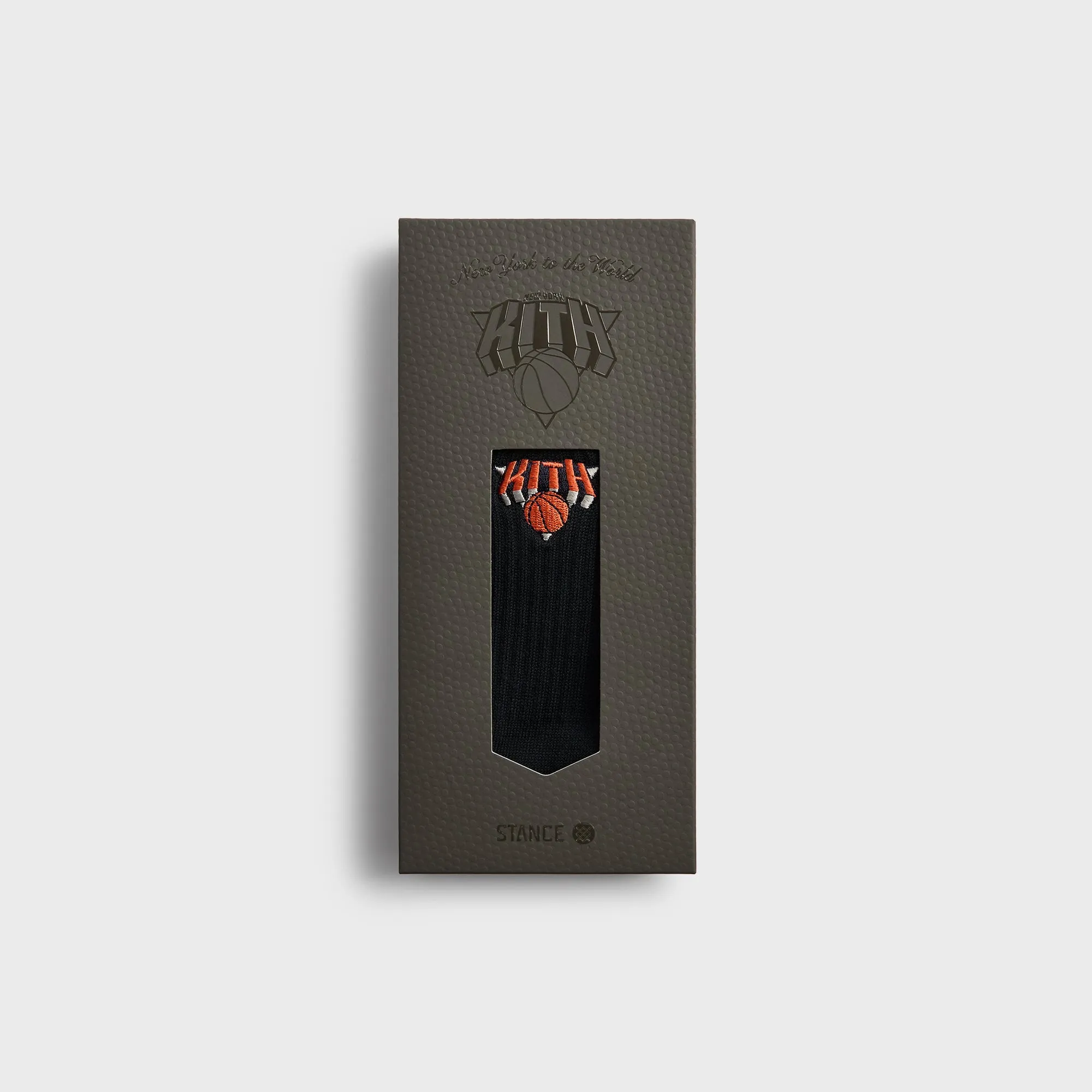 Kith for the New York Knicks Superman Logo Socks - Black sold by Kith product image thumbnail 2