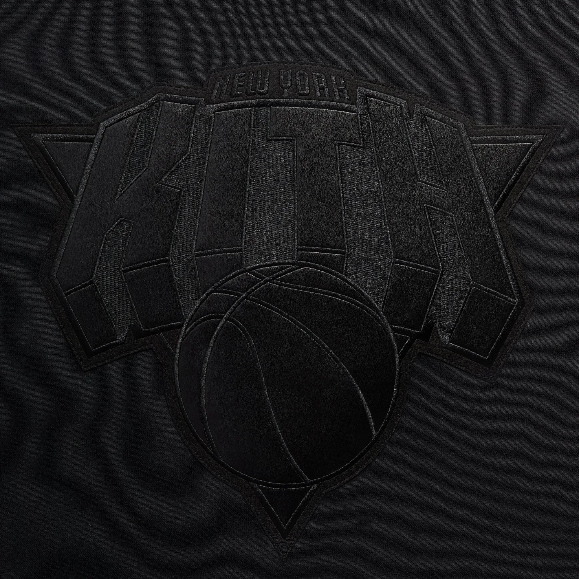 Kith for the New York Knicks Tricot Full Zip Sweater - Black sold by Kith product image thumbnail 5