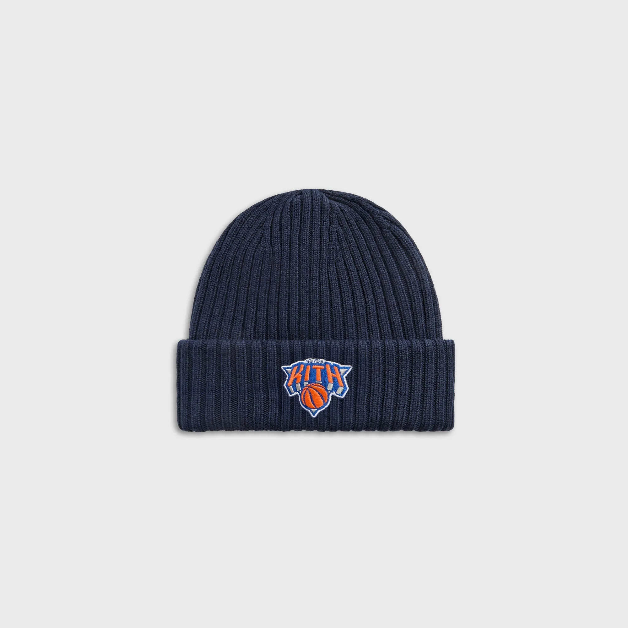 Kith for the New York Knicks Superman Logo Beanie - Nocturnal sold by Kith