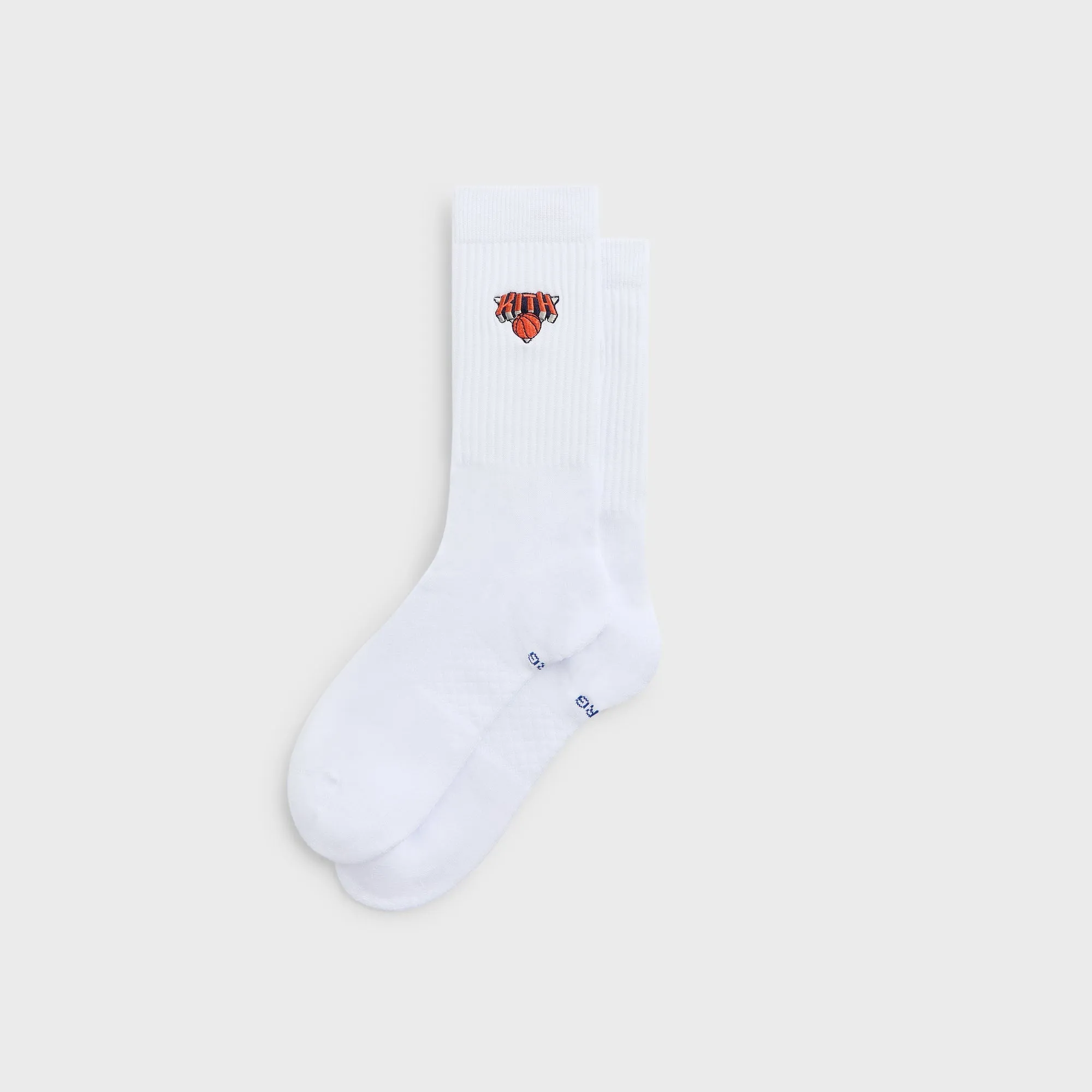 Kith for the New York Knicks Superman Logo Socks - White sold by Kith