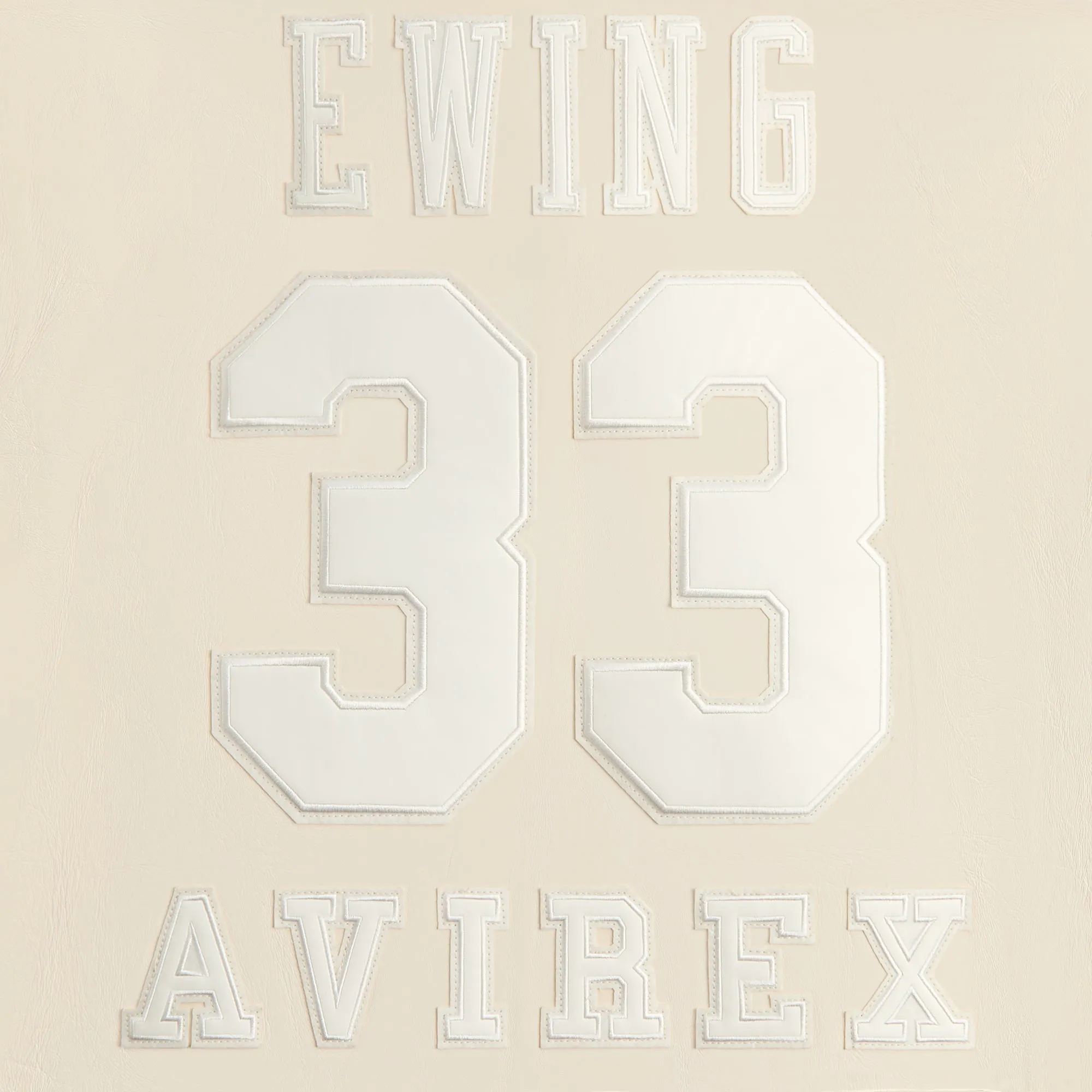 Kith & AVIREX for the New York Knicks Patrick Ewing Legend Jacket - Sandrift sold by Kith product image thumbnail 5