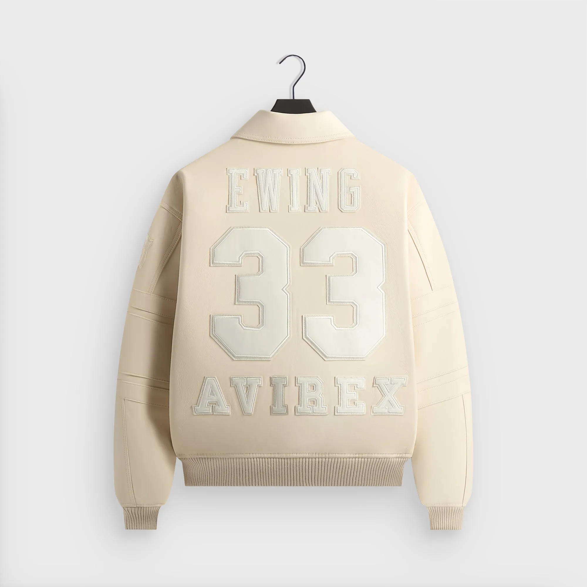 Kith & AVIREX for the New York Knicks Patrick Ewing Legend Jacket - Sandrift sold by Kith product image thumbnail 2