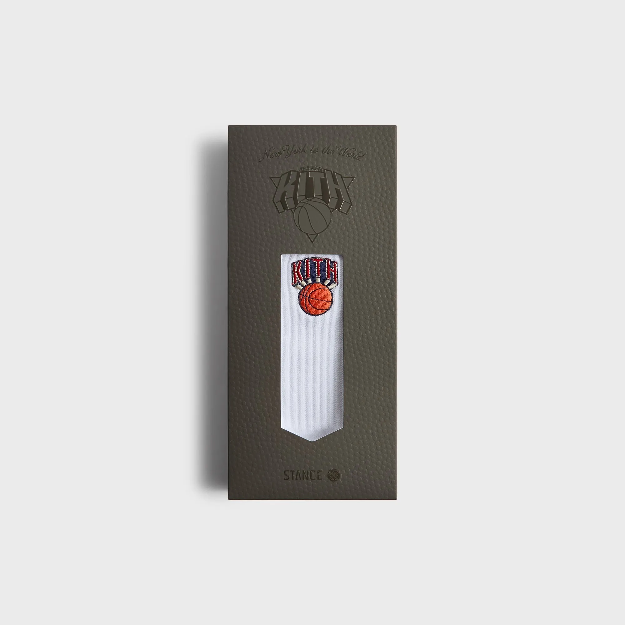 Kith for the New York Knicks Retro Logo Socks - White sold by Kith product image thumbnail 2