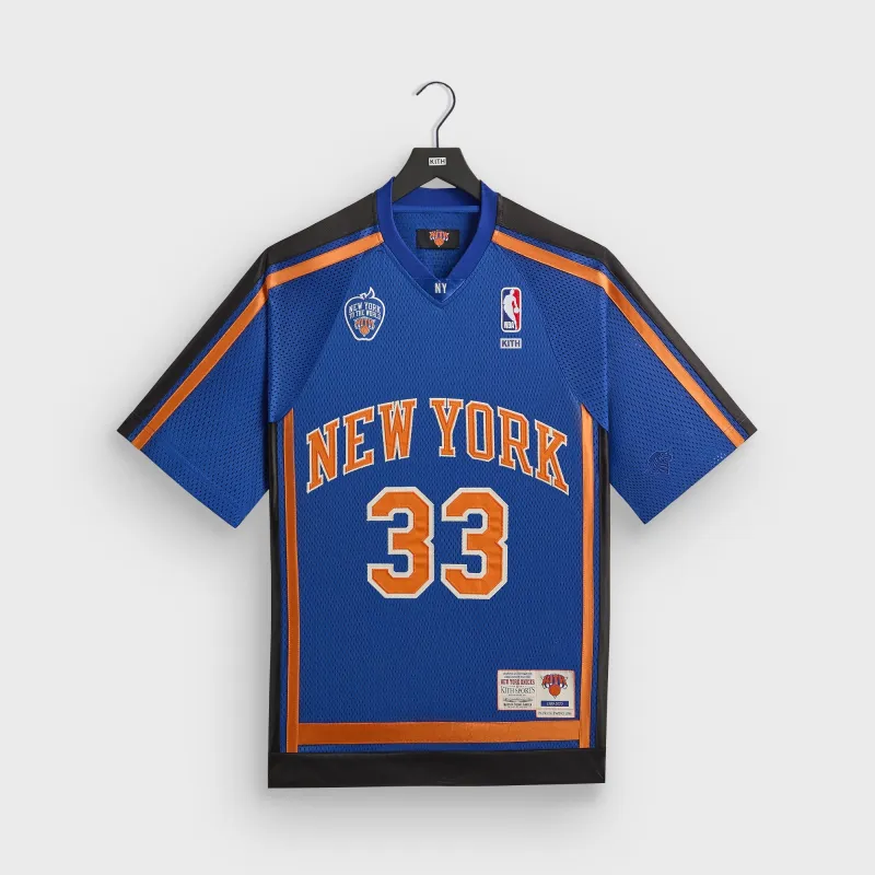 Kith for the New York Knicks Patrick Ewing Mesh Shirt - Current sold by Kith