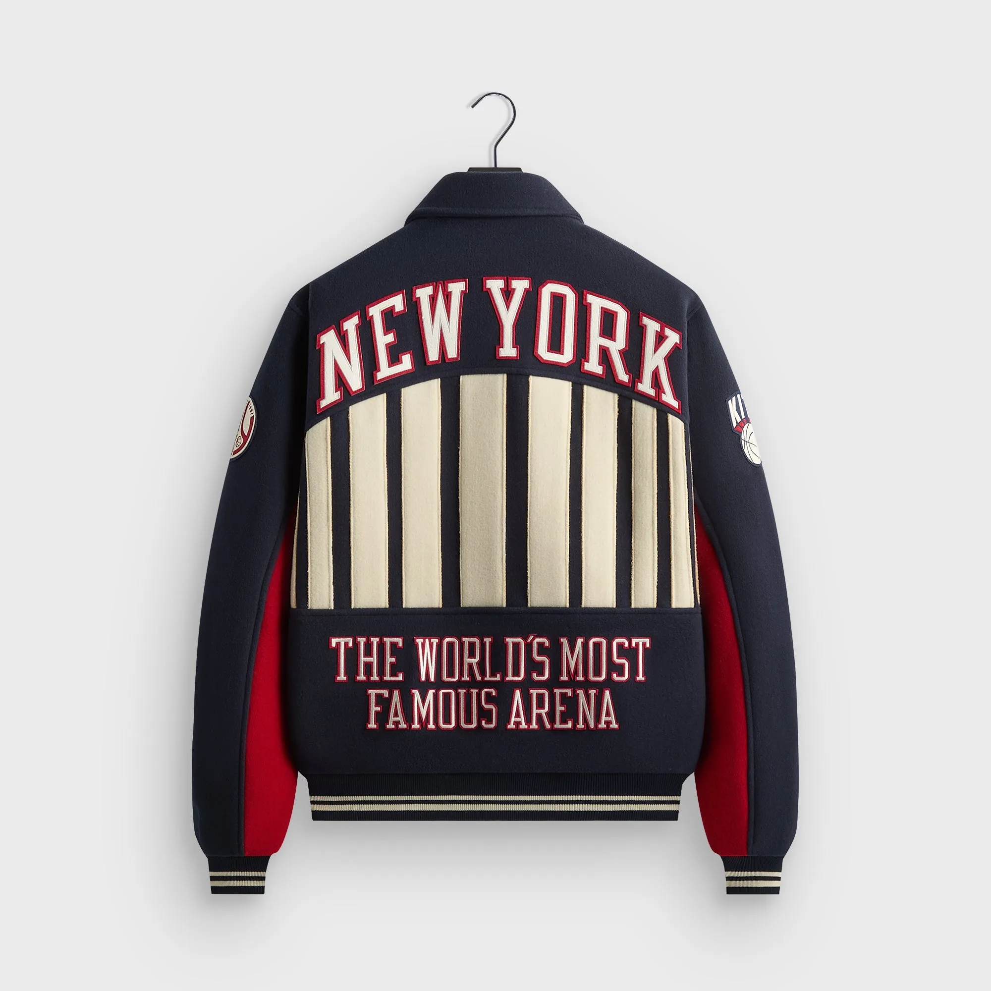 Kith for the New York Knicks Madison Square Garden Wool Varsity Jacket - Nocturnal sold by Kith product image thumbnail 2