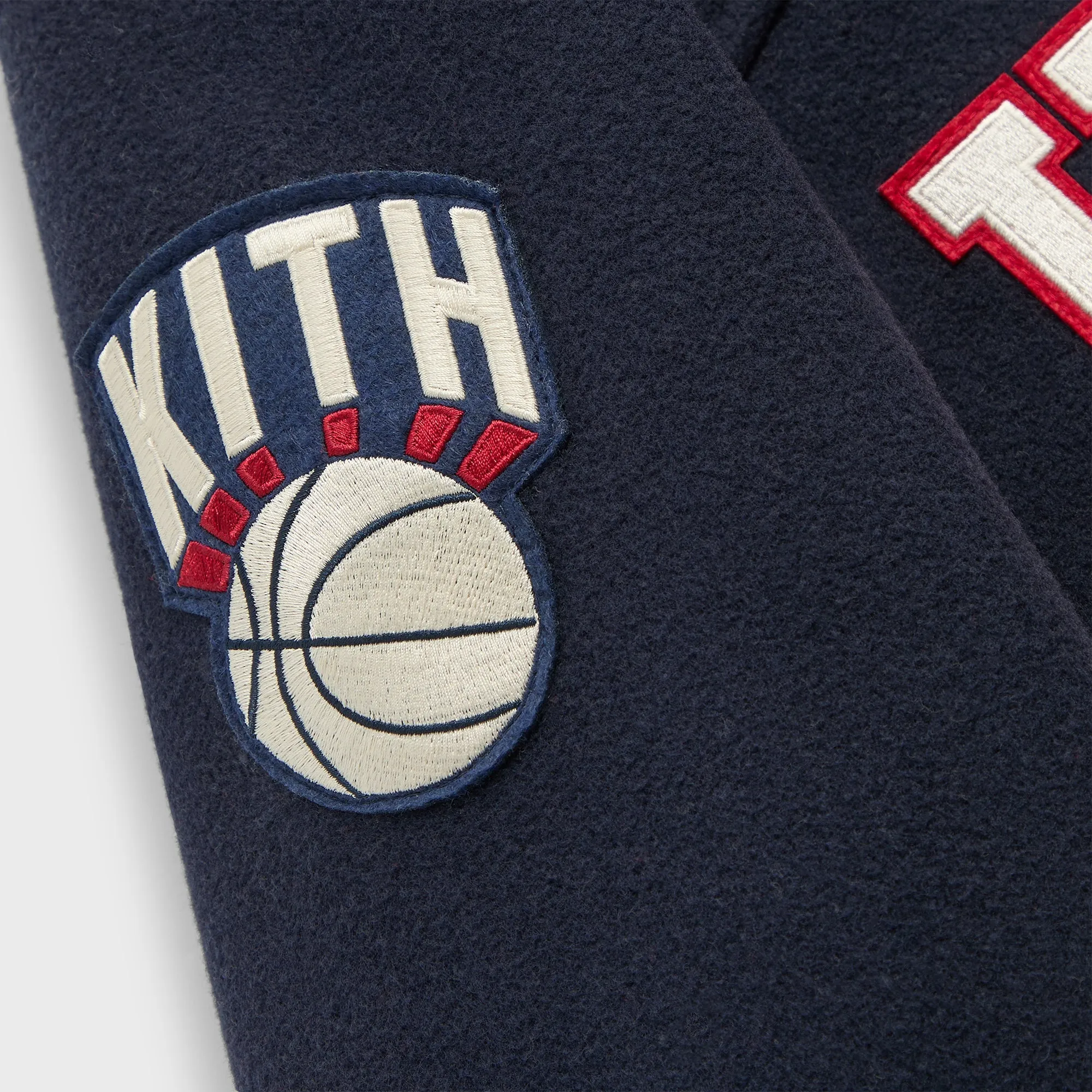 Kith for the New York Knicks Madison Square Garden Wool Varsity Jacket - Nocturnal sold by Kith product image thumbnail 4