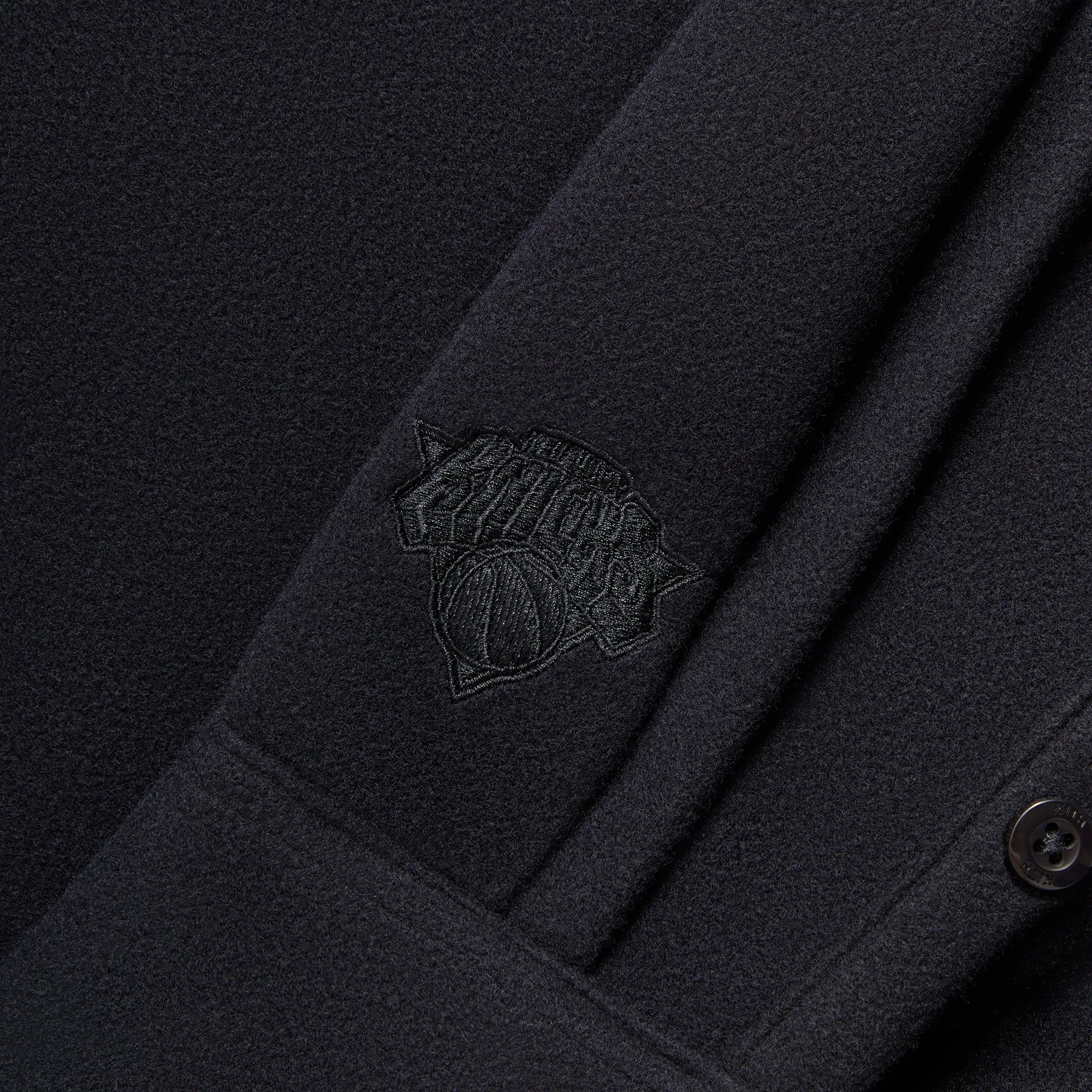 Kith for the New York Knicks Felted Apollo Shirt - Nocturnal sold by Kith product image thumbnail 4