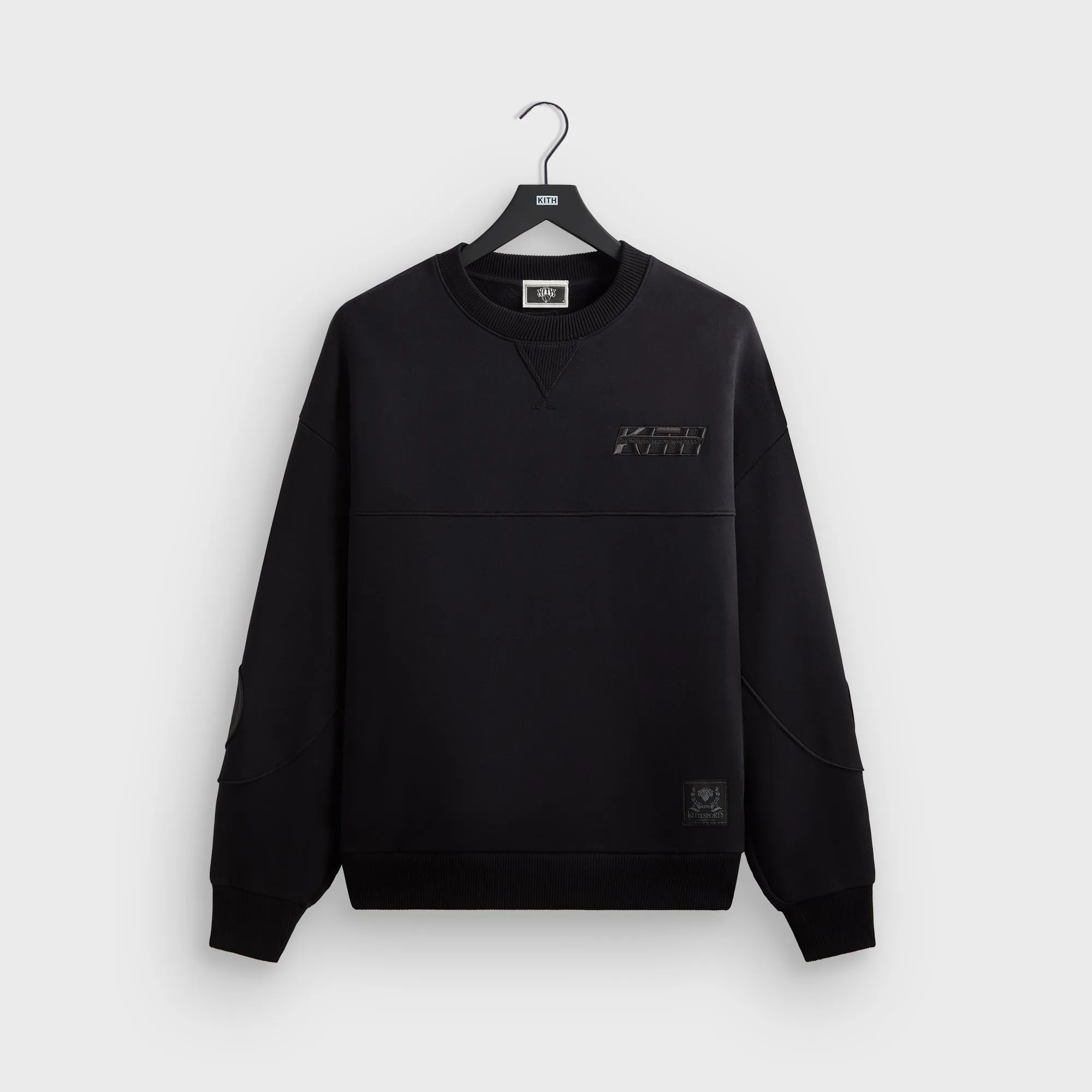 Kith for the New York Knicks Tonal Vintage Crewneck - Black sold by Kith