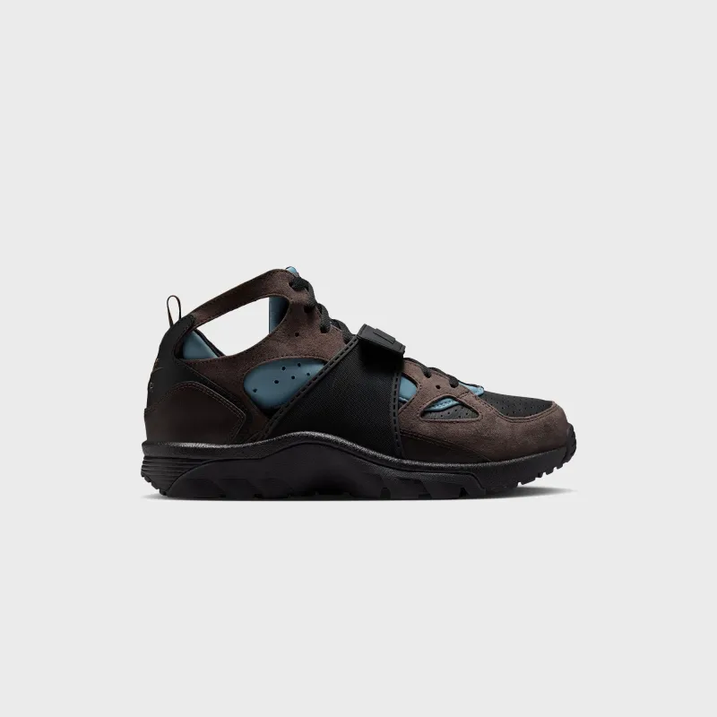 Nike Air Trainer Huarache - Black / Baroque Brown / Smokey Blue sold by Kith