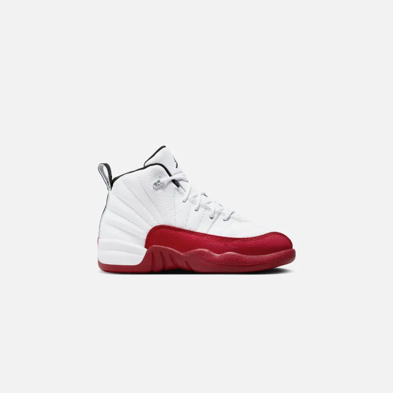 Nike PS Air Jordan 12 Retro - White / Black / Varsity Red sold by Kith