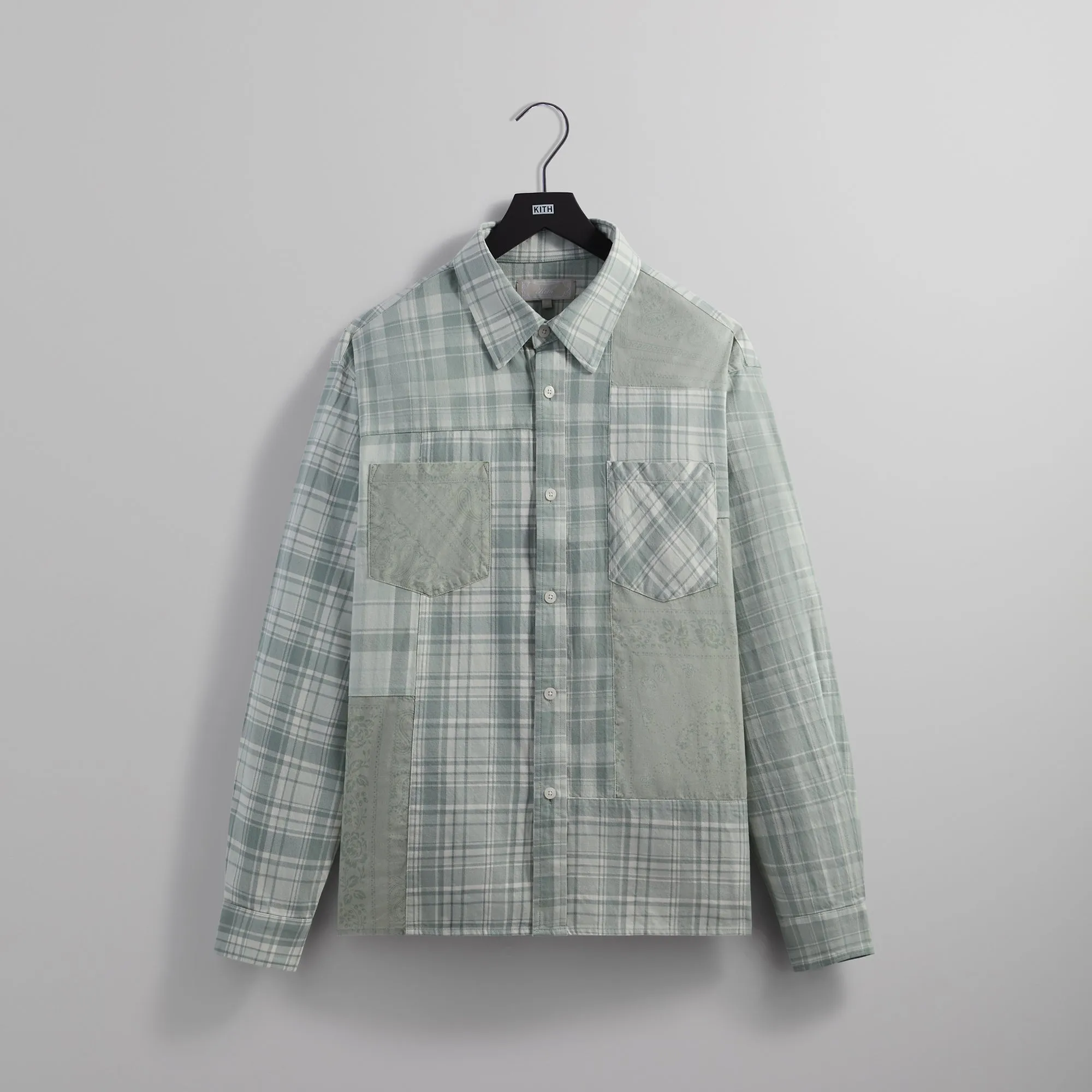 Kith Patchwork Jaydin Buttondown Shirt - Palais sold by Kith