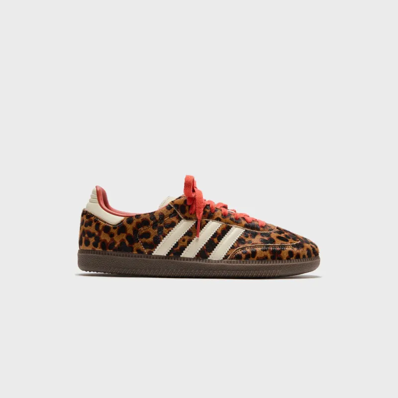 adidas WMNS Samba OG - Core Black / Preloved Red / Cream White sold by Kith