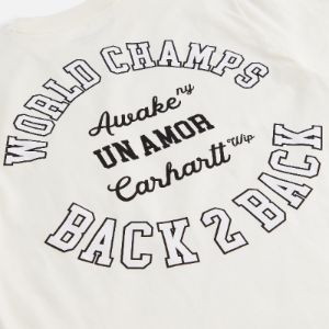 Awake NY x Carhartt WIP Pocket Tee - Wax sold by Kith
