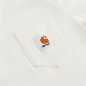 Awake NY x Carhartt WIP Pocket Tee - Wax sold by Kith