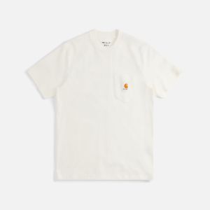 Awake NY x Carhartt WIP Pocket Tee - Wax sold by Kith