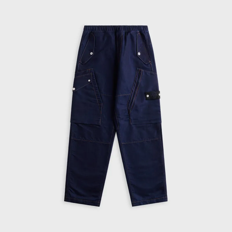 Stone Island Trousers - Blue sold by Kith