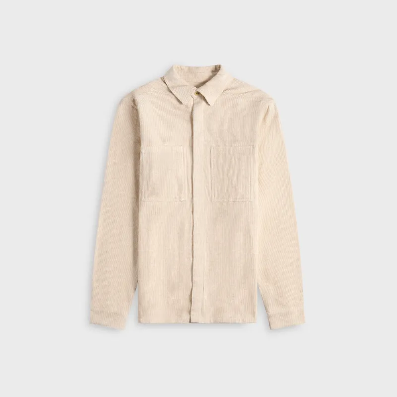 Rick Owens Work Shirt - Natural sold by Kith