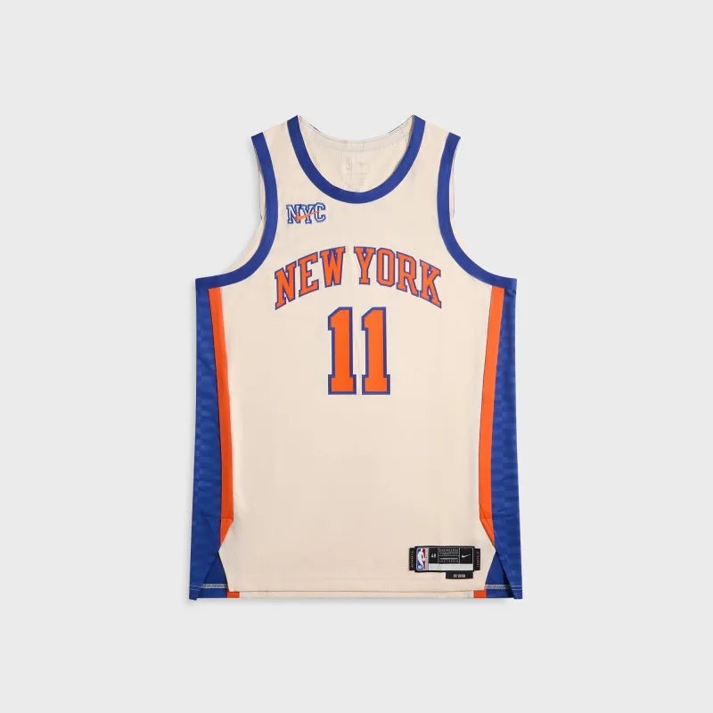 Nike New York Knicks Authentic City Edition Jalen Brunson Jersey - Natural sold by Kith
