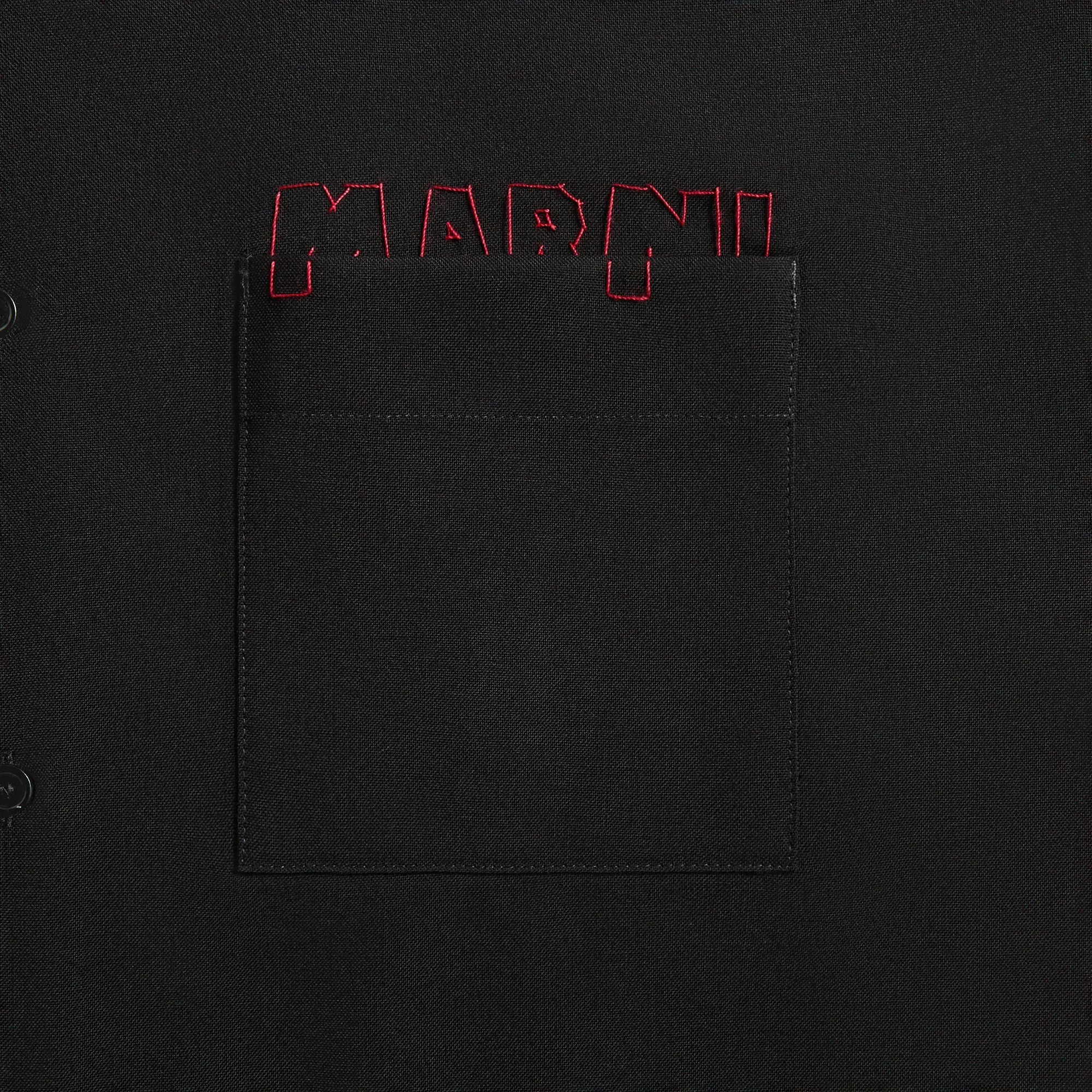 Marni Wool Shirt - Black sold by Kith product image thumbnail 3