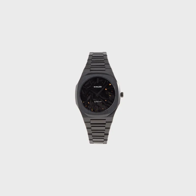 D1 Milano Ultra Thin Watch 40MM - Black DLC made by Kith