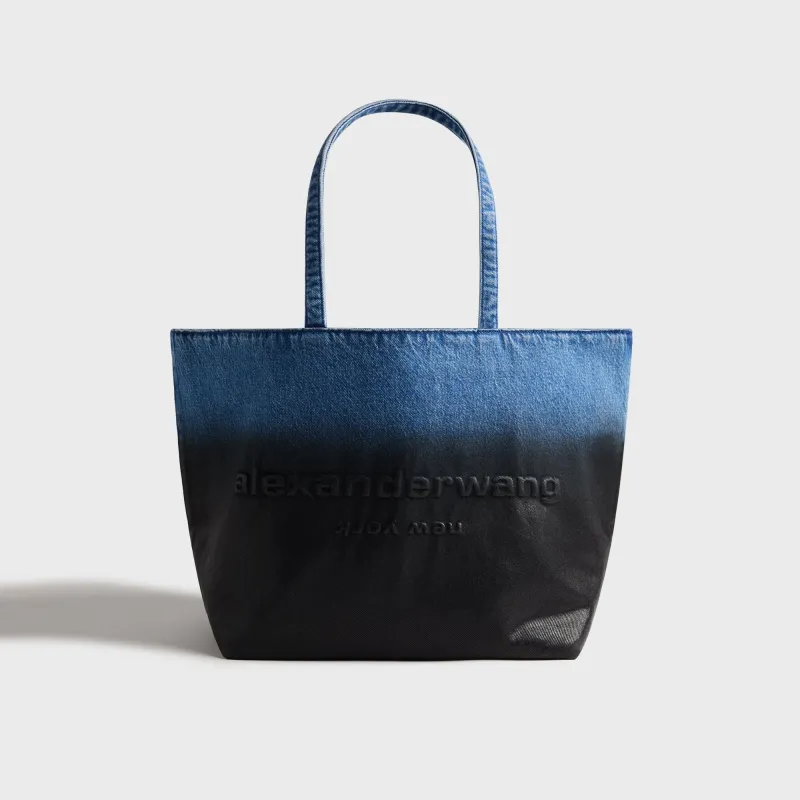 Alexander Wang Punch Tote - Vintage Marbled Blue / Black sold by Kith
