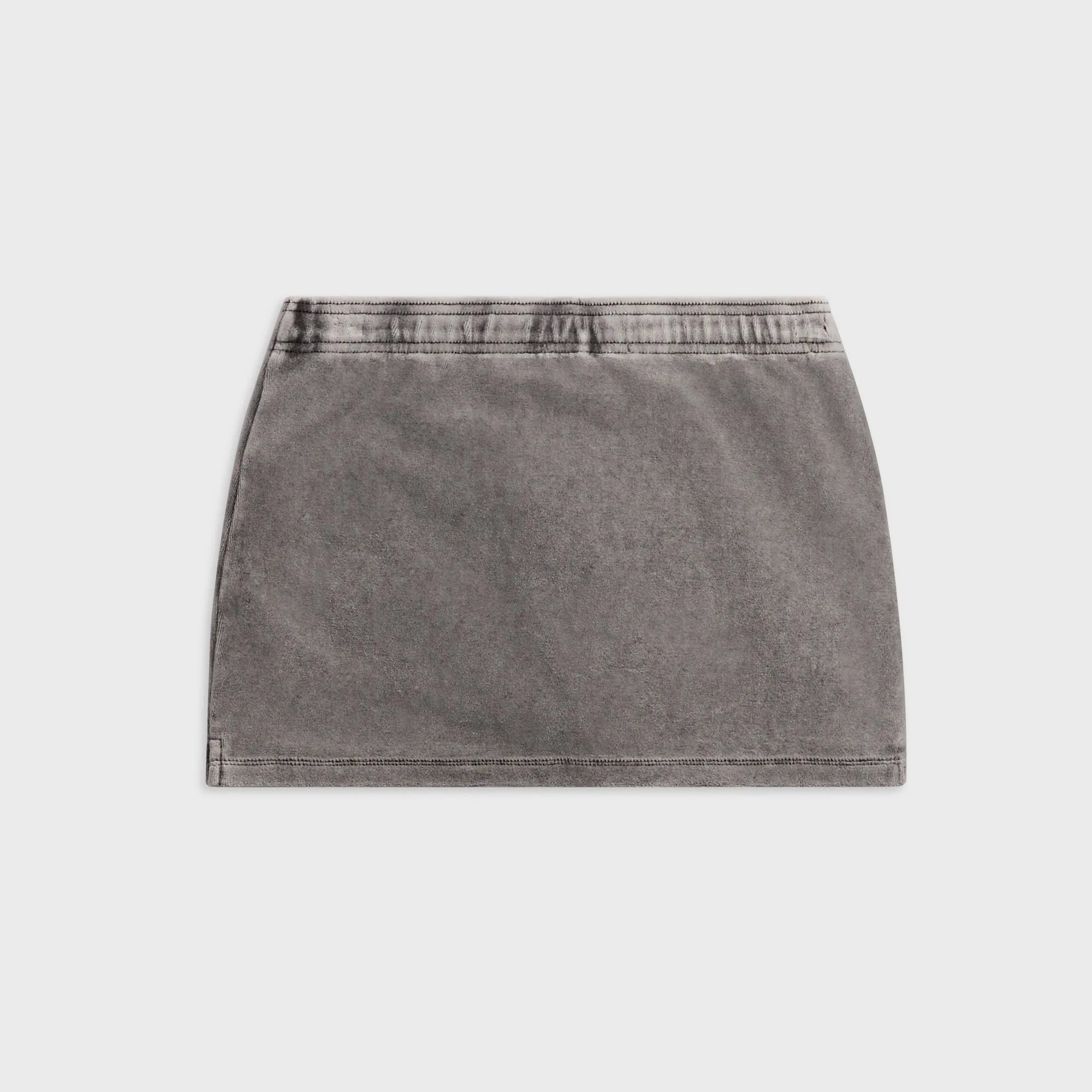Alexander Wang Mid Rise Mini Skort With Embossed Logo - Washed Alloy sold by Kith product image thumbnail 2