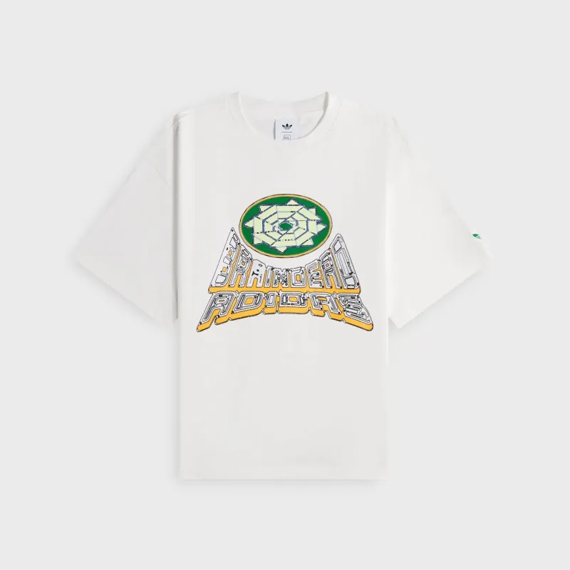 adidas x Brain Dead T-Shirt - White sold by Kith