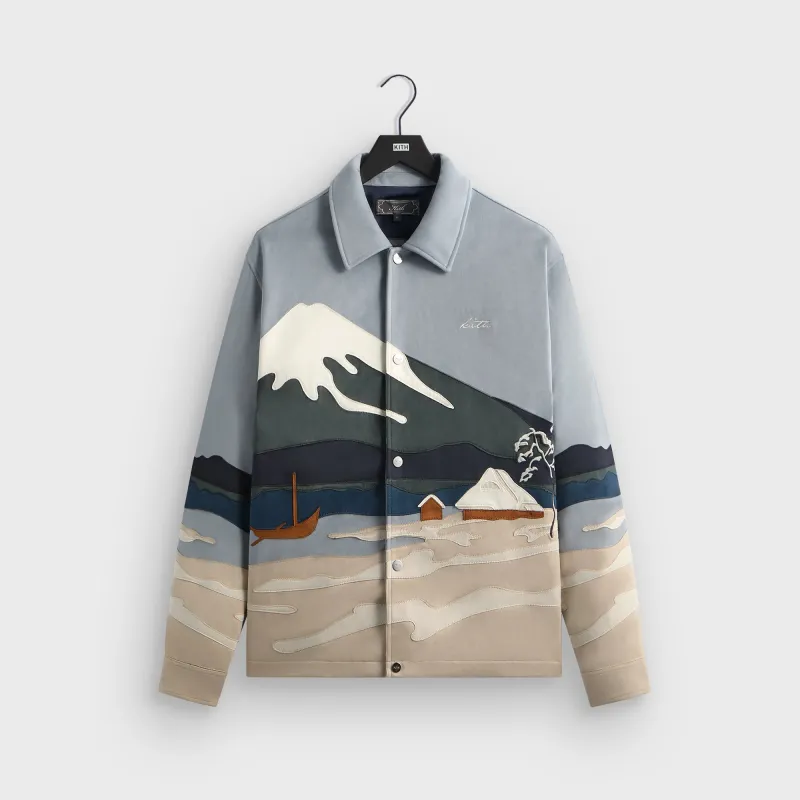 Kith Scenic Winter Microsuede Overshirt - Kindred sold by Kith