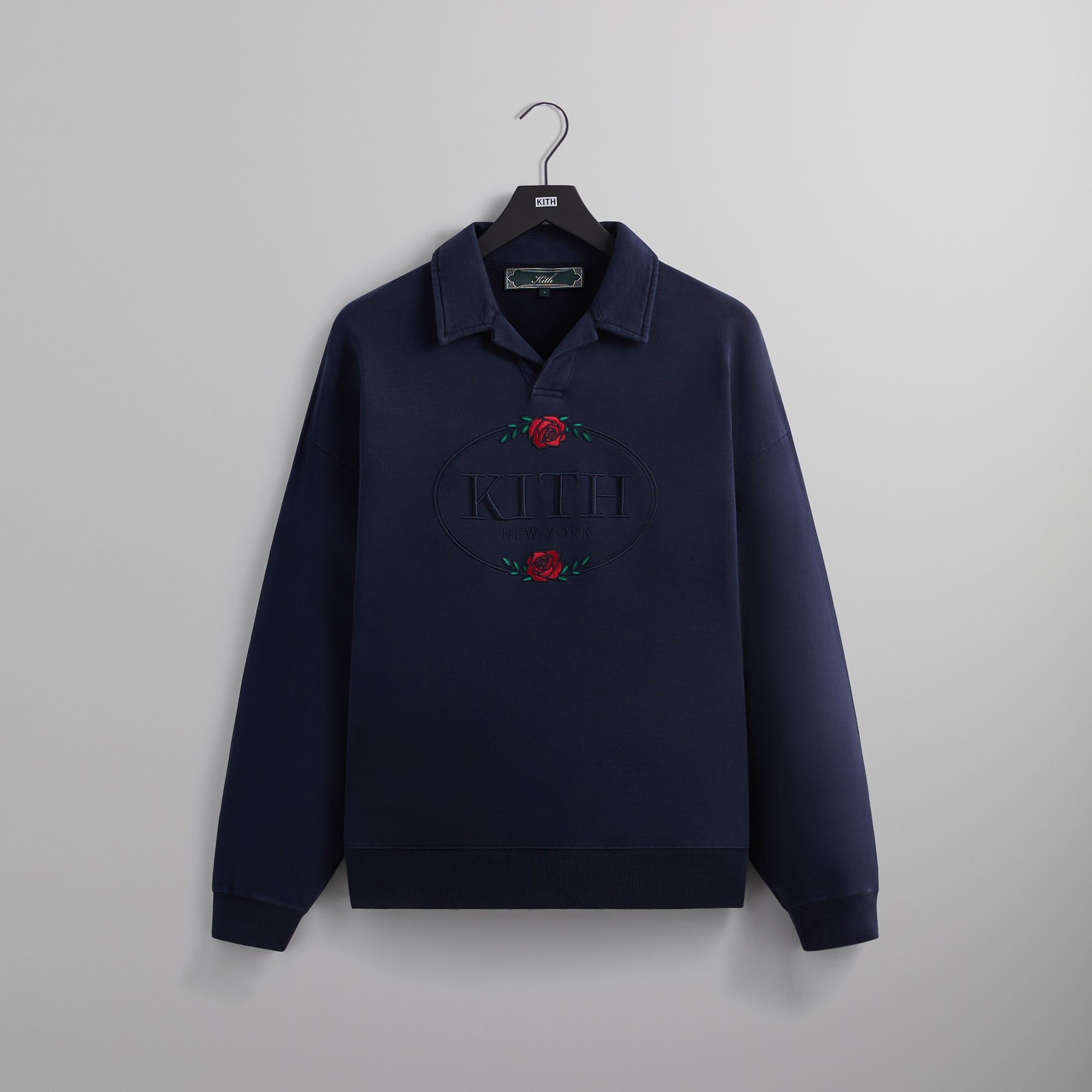 Kith Nelson Collared Pullover - Nocturnal PH sold by Kith