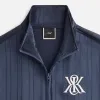 Kith Women Wrenley Satin Crest Track Jacket - Nocturnal sold by Kith