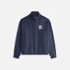 Kith Women Wrenley Satin Crest Track Jacket - Nocturnal sold by Kith