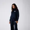 Kith Women Wrenley Satin Crest Track Jacket - Nocturnal sold by Kith