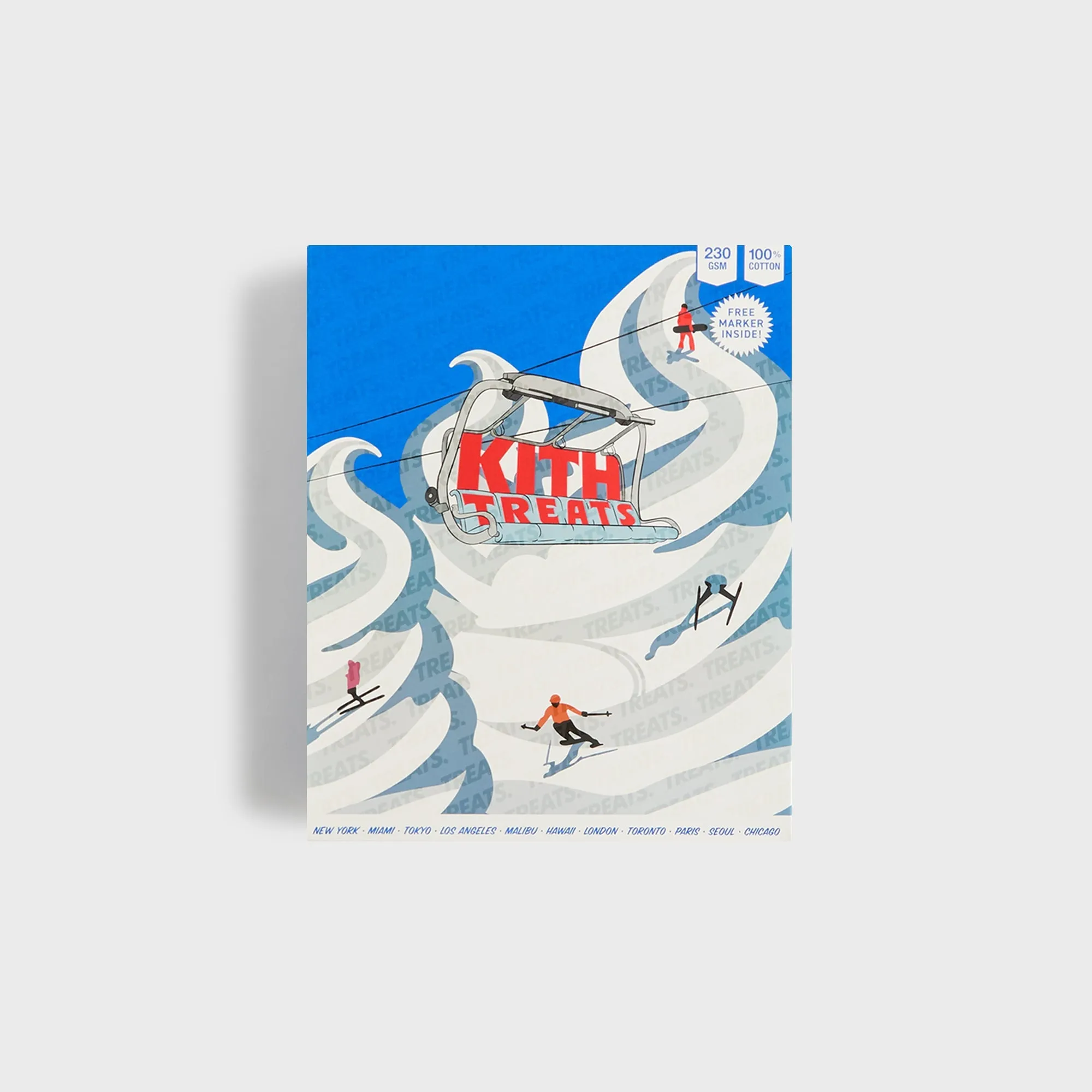 Kith Treats Ski Lift Tee - White sold by Kith product image thumbnail 5