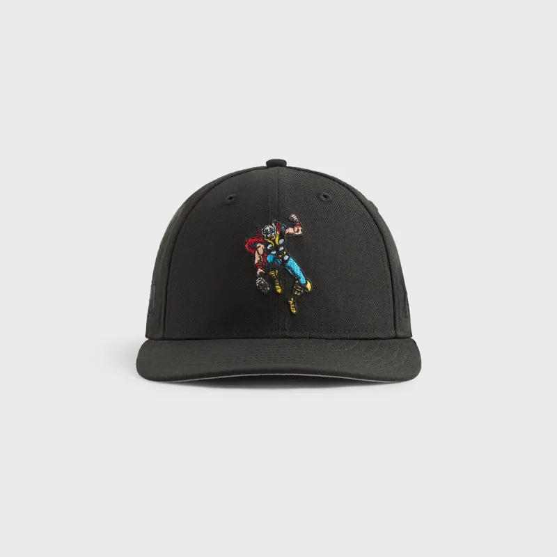 Marvel | Kith for New Era Thor Low Profile 59FIFTY Fitted Cap - Black sold by Kith