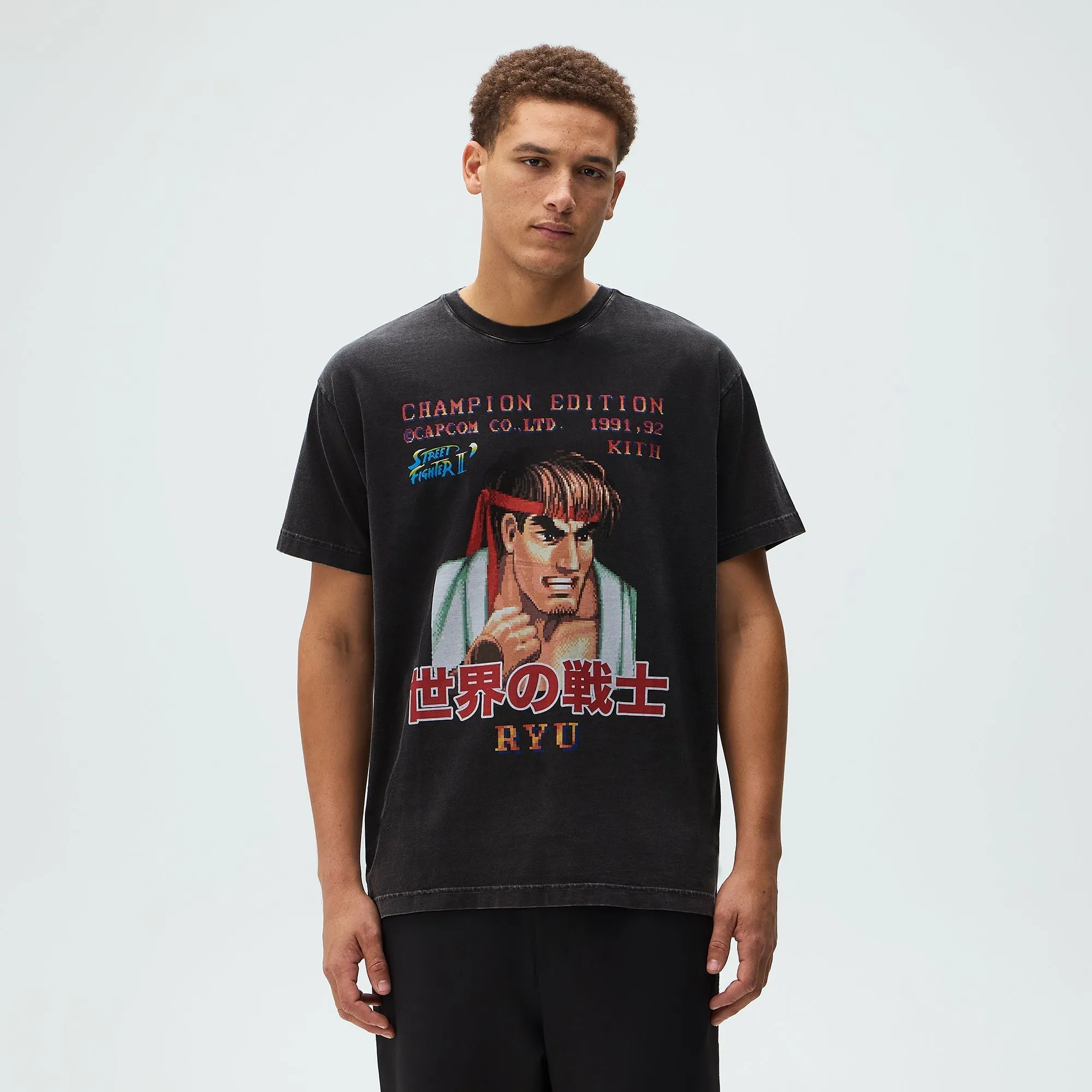 Capcom | Kith Ryu Champion Edition Vintage Tee - Black sold by Kith product image thumbnail 2