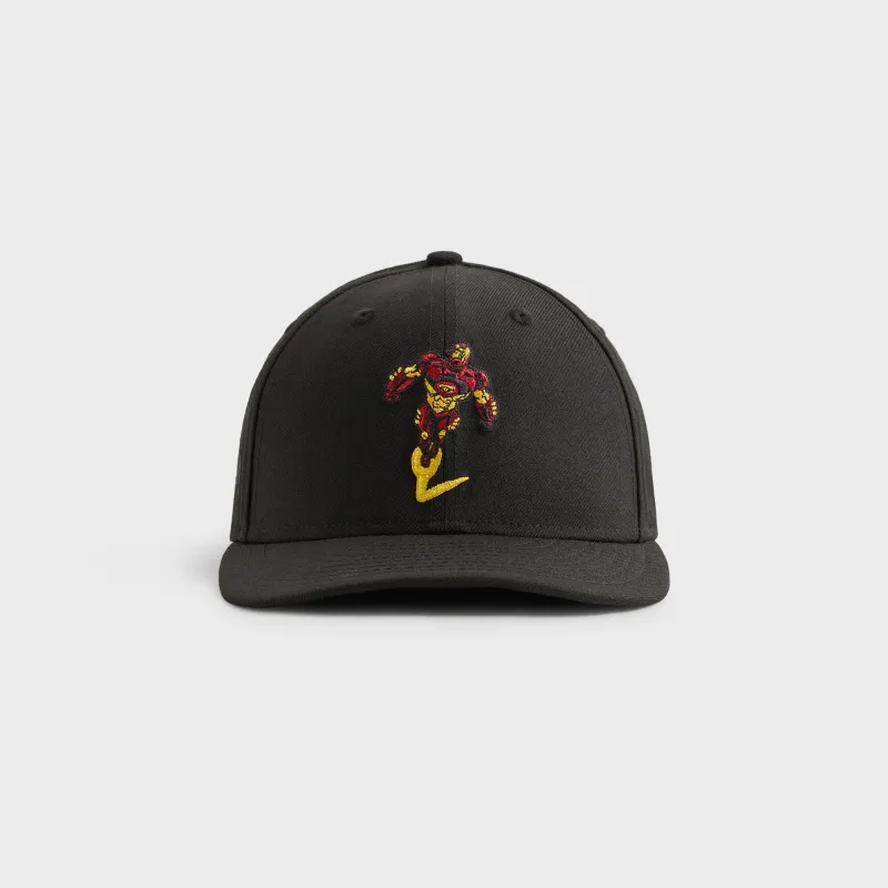 Marvel | Kith for New Era Iron Man Low Profile 59FIFTY Fitted Cap - Black sold by Kith