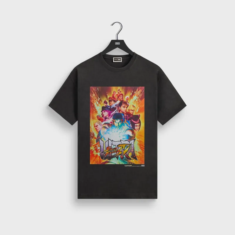 Capcom | Kith Street Fighter IV Ultra Vintage Tee - Black sold by Kith