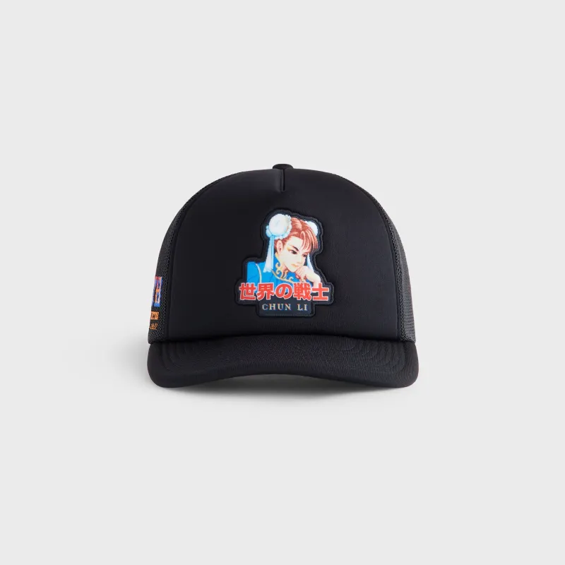 Capcom | Kith Chun Li Nolan Trucker Hat - Black sold by Kith