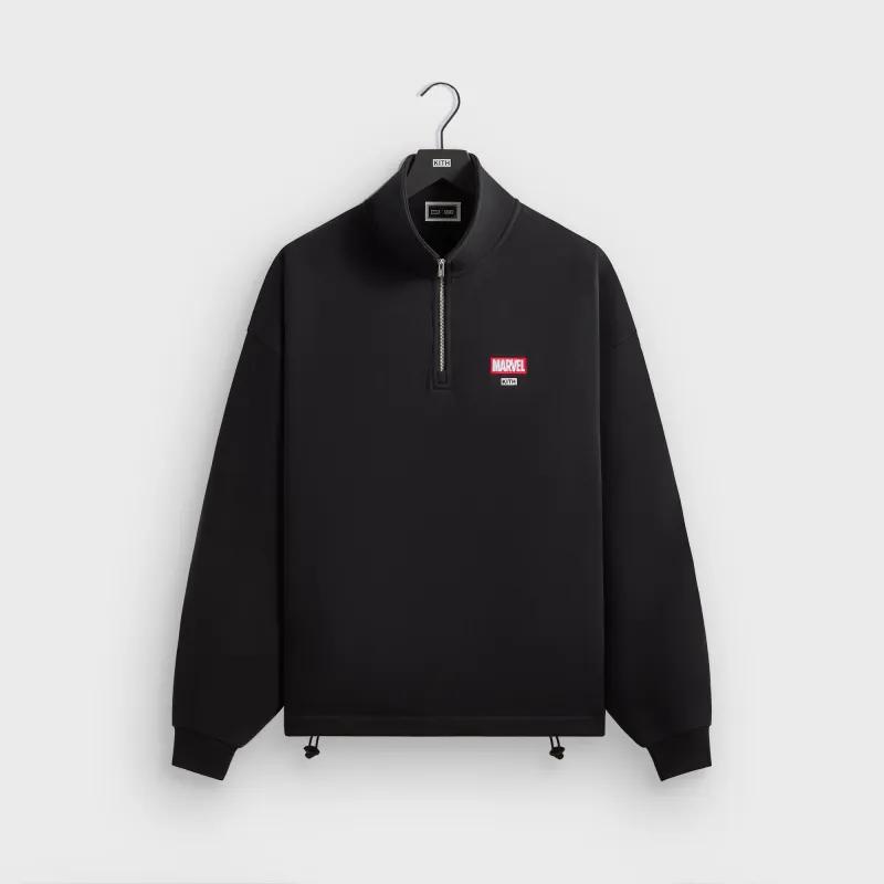 Marvel | Kith Wolverine Nelson Quarter Zip - Black sold by Kith