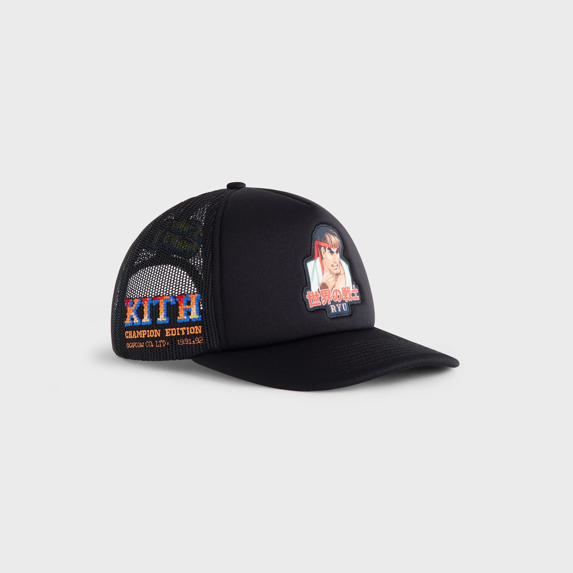 Capcom | Kith Ryu Nolan Trucker Hat - Black sold by Kith product image thumbnail 4