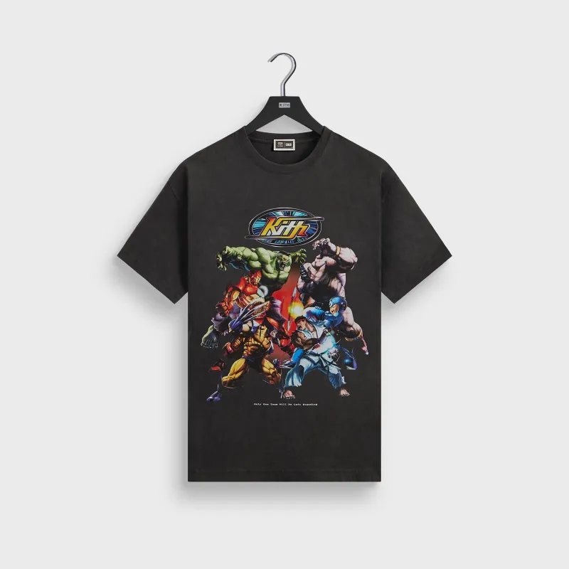 Marvel vs. Capcom | Kith Final Fight Vintage Tee - Black sold by Kith