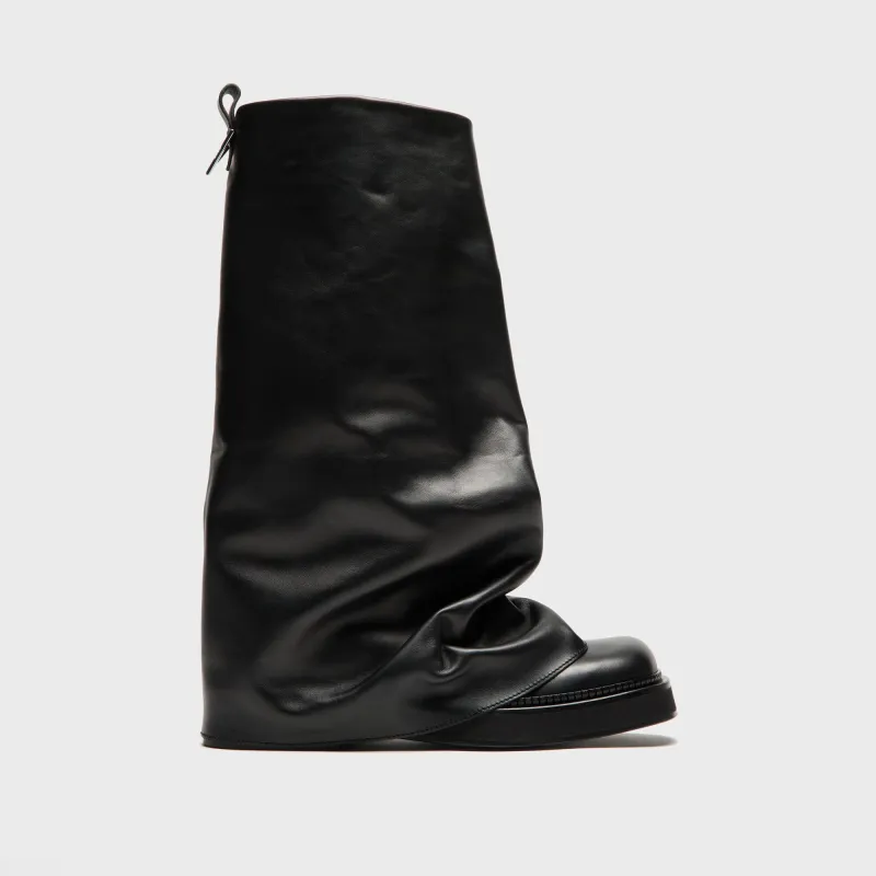 The Attico Robin Combat Boot - Black sold by Kith