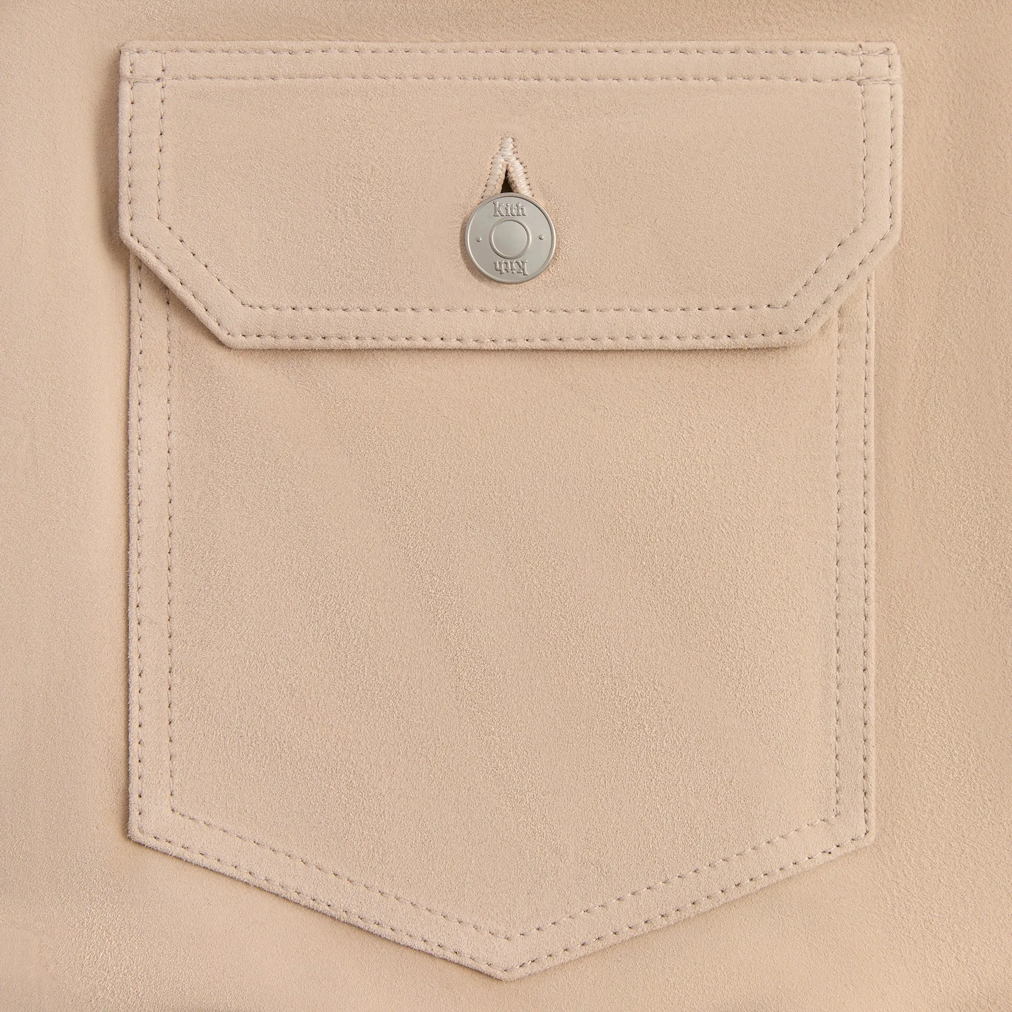 Kith Alonzo Suede Jacket - Veil sold by Kith product image thumbnail 4