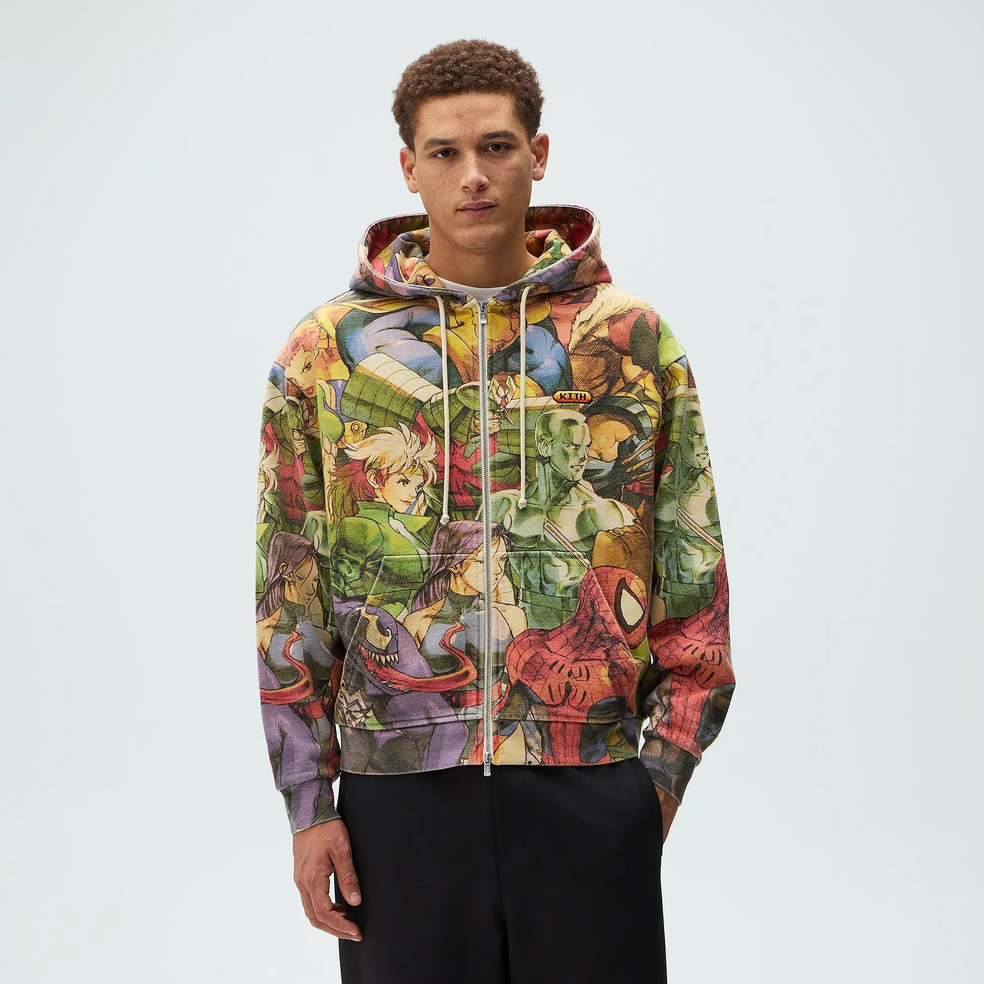 Marvel vs. Capcom | Kith New Age of Heroes Nelson Full Zip Hoodie - Veil sold by Kith product image thumbnail 2