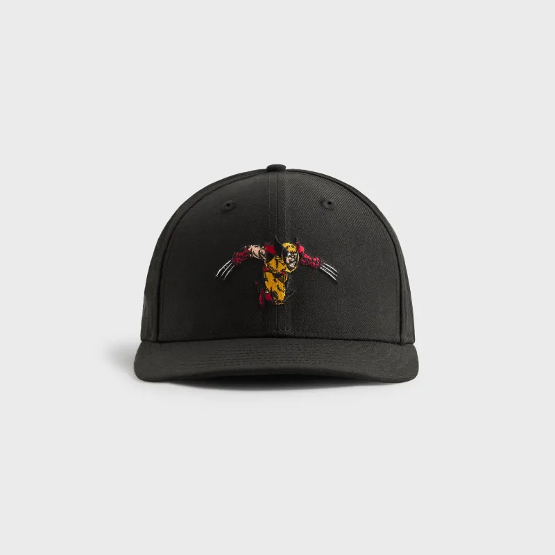Marvel | Kith for New Era Wolverine Low Profile 59FIFTY Fitted Cap - Black sold by Kith