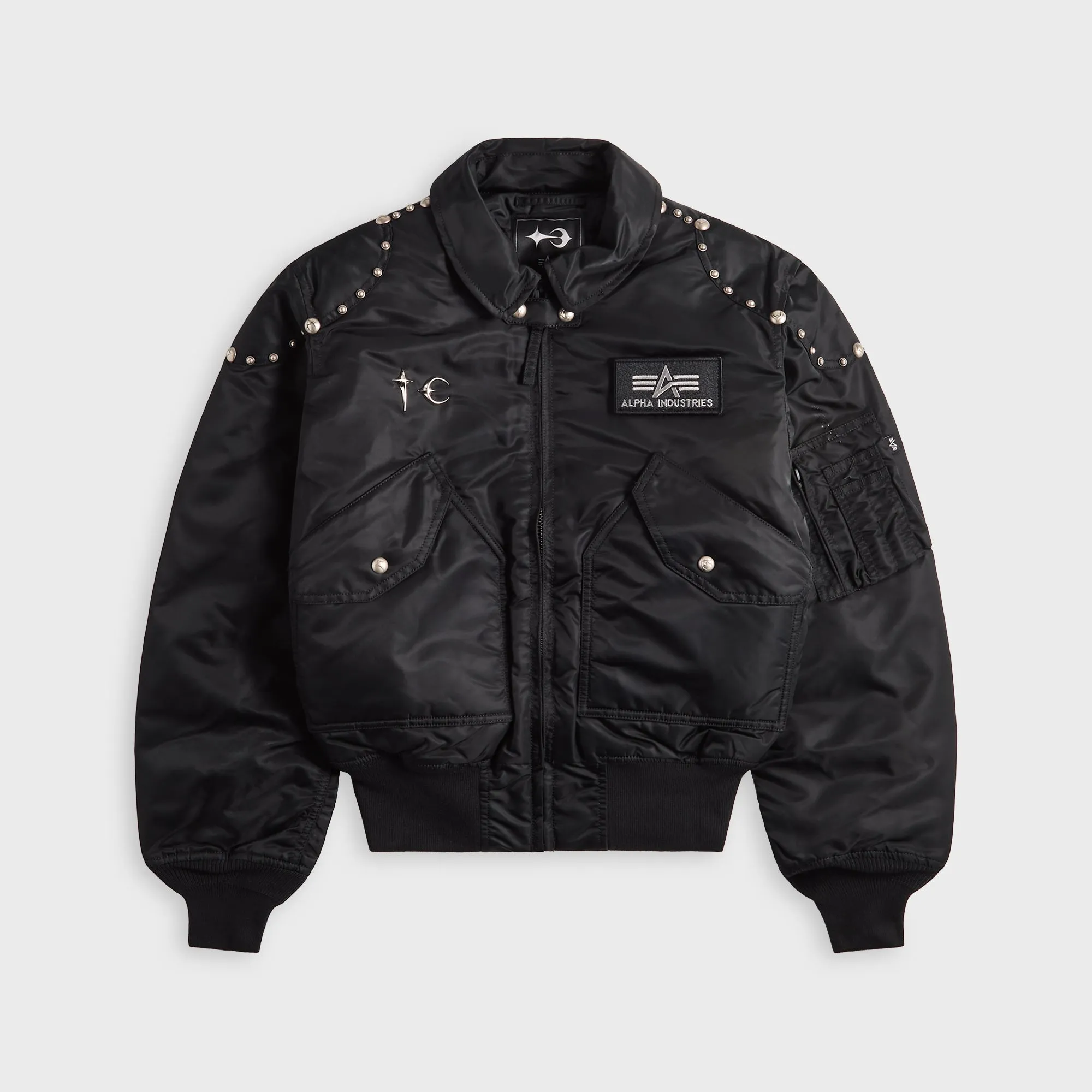 Alpha Industries Thug Club X Alpha Cwu 45P Rivet Version Jacket - Black sold by Kith